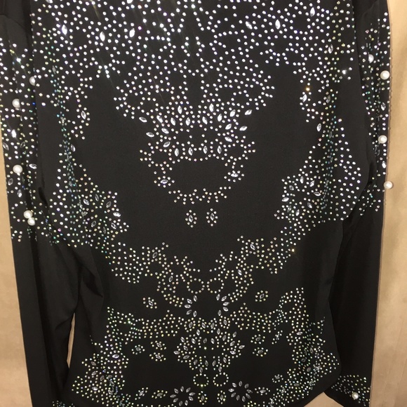 Pearl & Embellished Body Suit 2X - Picture 6 of 16